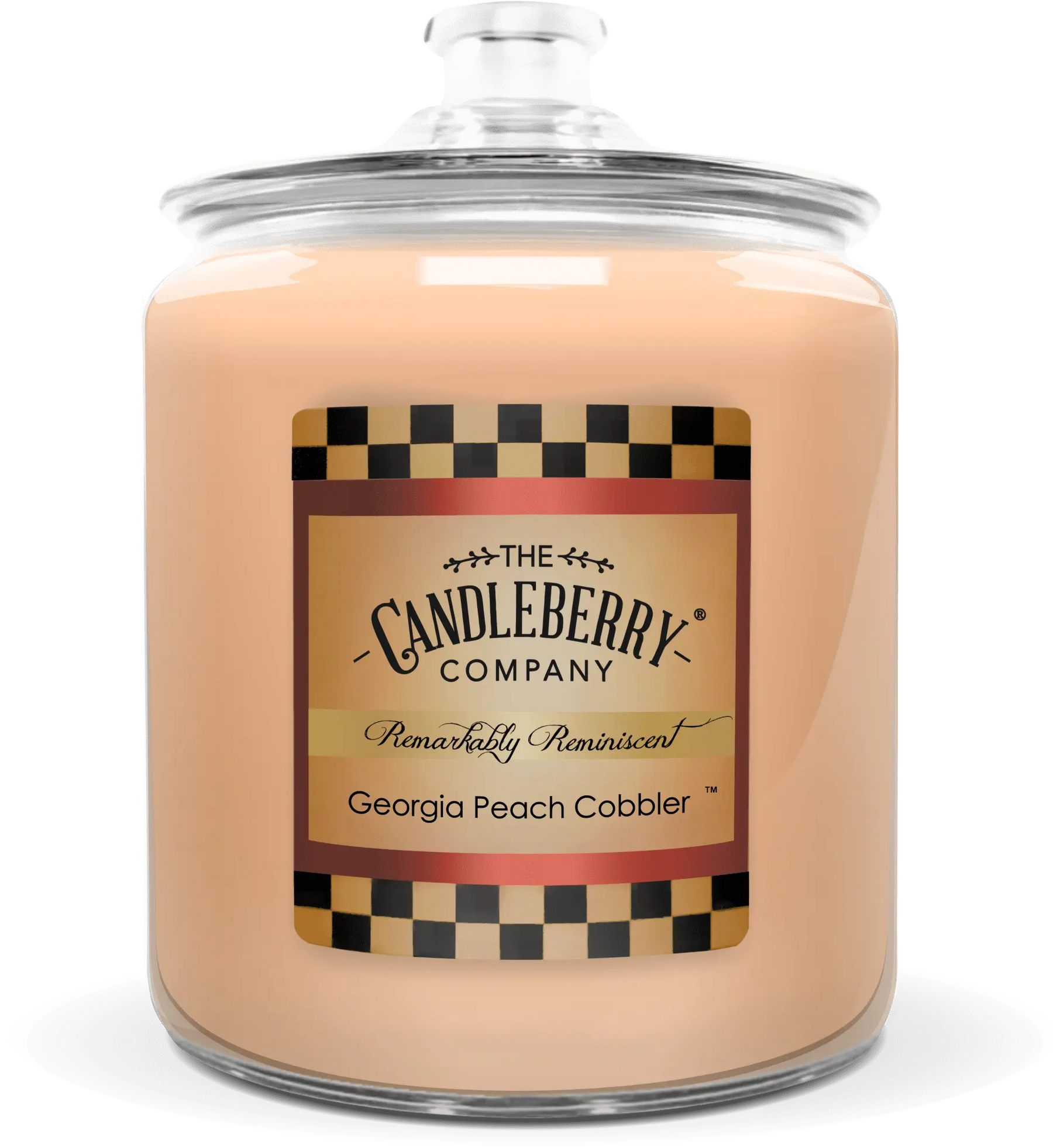 Georgia Peach Cobbler™, 4 - Wick, Cookie Jar Candle (Collective) The Candleberry® Candle Company