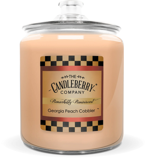 Georgia Peach Cobbler™, 4 - Wick, Cookie Jar Candle (Collective) The Candleberry® Candle Company