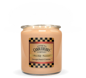 Georgia Peach Cobbler™, 4 - Wick, Cookie Jar Candle (Collective) The Candleberry® Candle Company