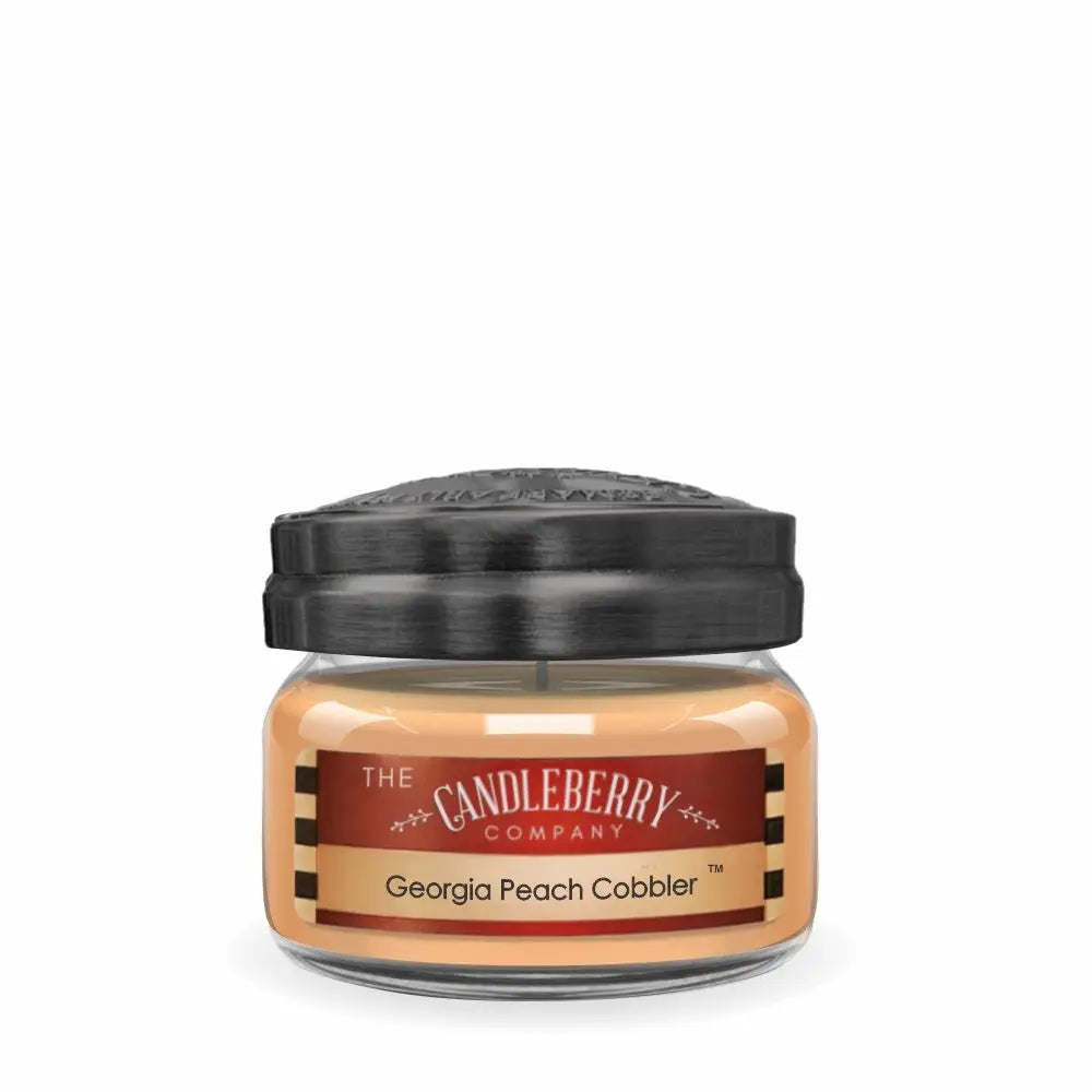 Georgia Peach Cobbler™, Small Jar Candle (Collective) by The Candleberry® Candle Company, scented candle main product photo