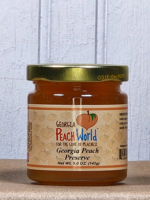 Georgia Peach Preserves 5 oz Georgia Peach World