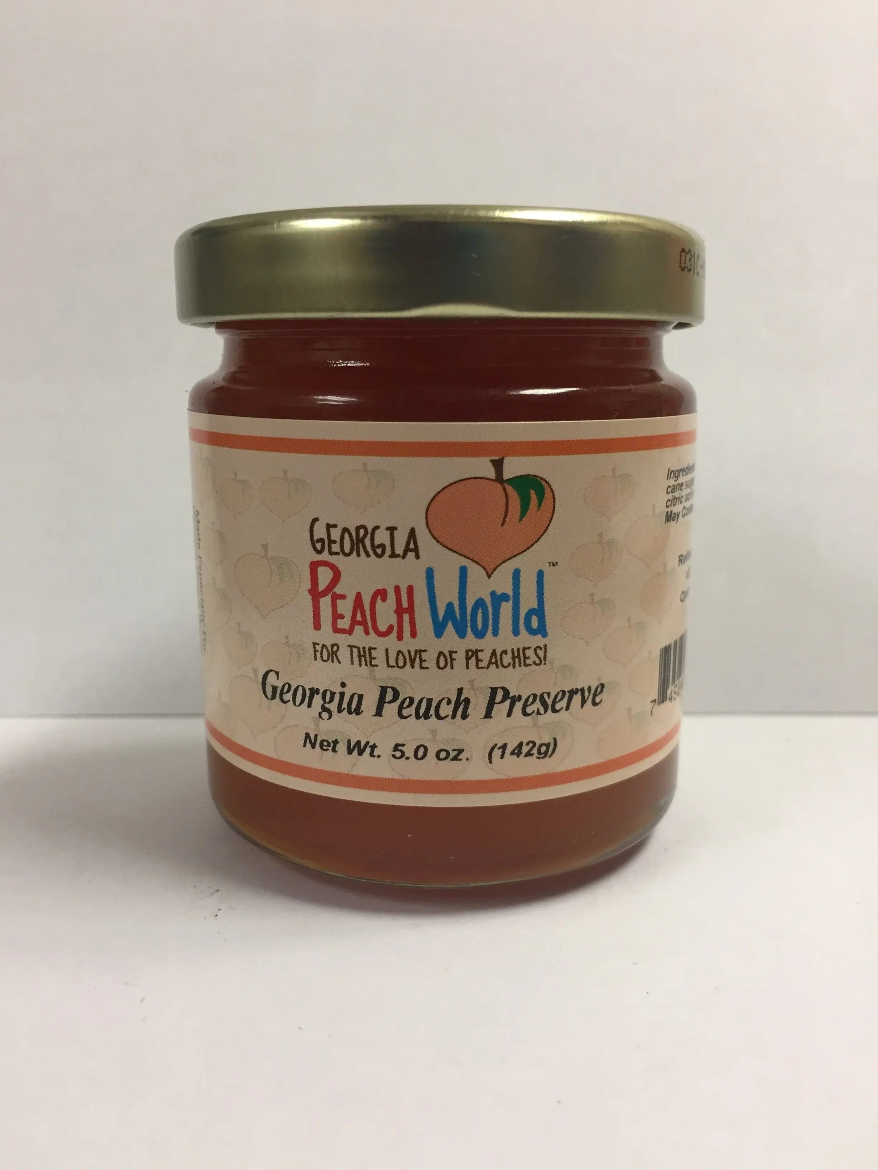 Georgia Peach Preserves 5 oz Georgia Peach World