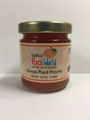 Georgia Peach Preserves 5 oz Georgia Peach World