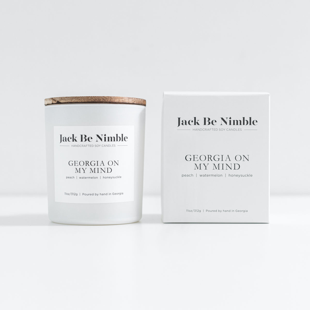 11 oz Georgia On My Mind Soy Candle by Jack Be Nimble Candles image 1