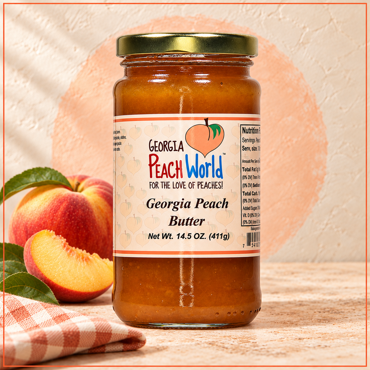Georgia Peach Butter 14.5 oz