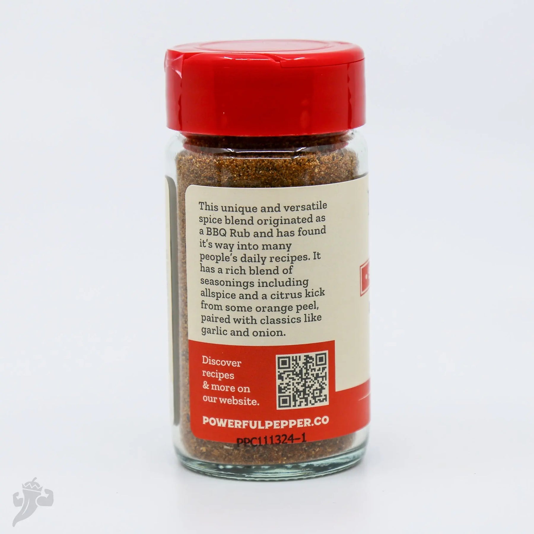 Ghost Chili BBQ Rub Seasoning Mix by Powerful Pepper Company, Southern food gift detail photo 2