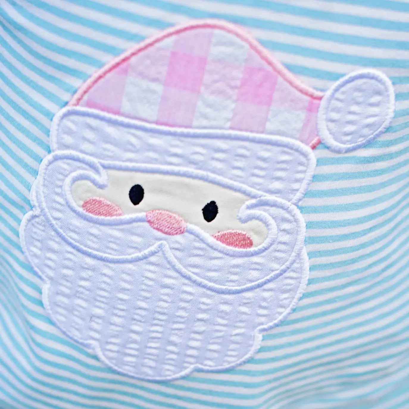 Girls Christmas Santa Romper Seven Lantern Lane