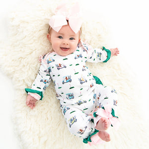 Girls Fairway Golf Romper Seven Lantern Lane