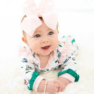 Girls Fairway Golf Romper Seven Lantern Lane