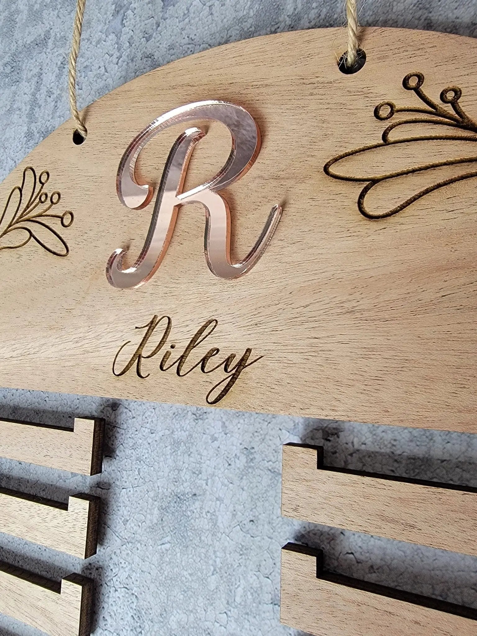 Girls Medal Display Sign by EverLee Creations, Southern home decor detail photo 2