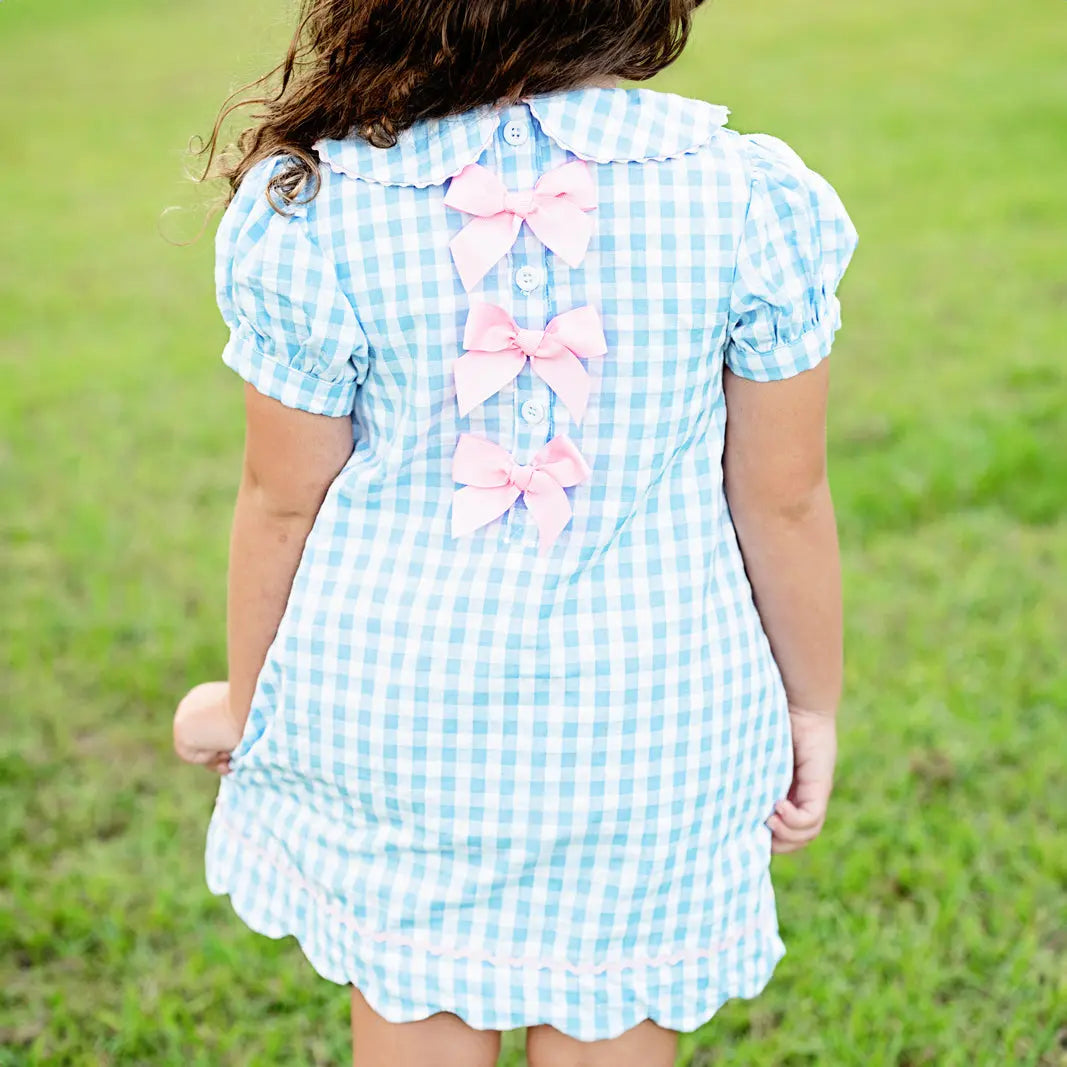 Girls Thanksgiving Turkey Dress by Seven Lantern Lane, Southern lifestyle apparel detail photo 4