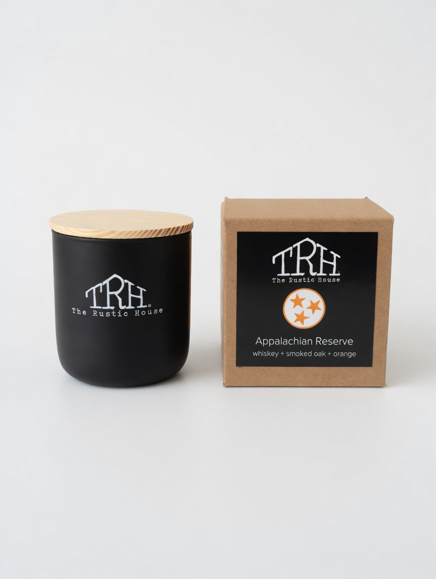 Appalachian Reserve Candle by The Rustic House, scented candle main product photo