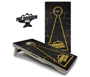 Glow Hole Black Cornhole Boards - Pro Solution Elite Series by Cornhole Solutions, custom cornhole board detail photo 19