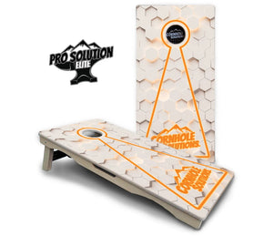 Glow Hole White Cornhole Boards - Pro Solution Elite Series by Cornhole Solutions, custom cornhole board detail photo 9