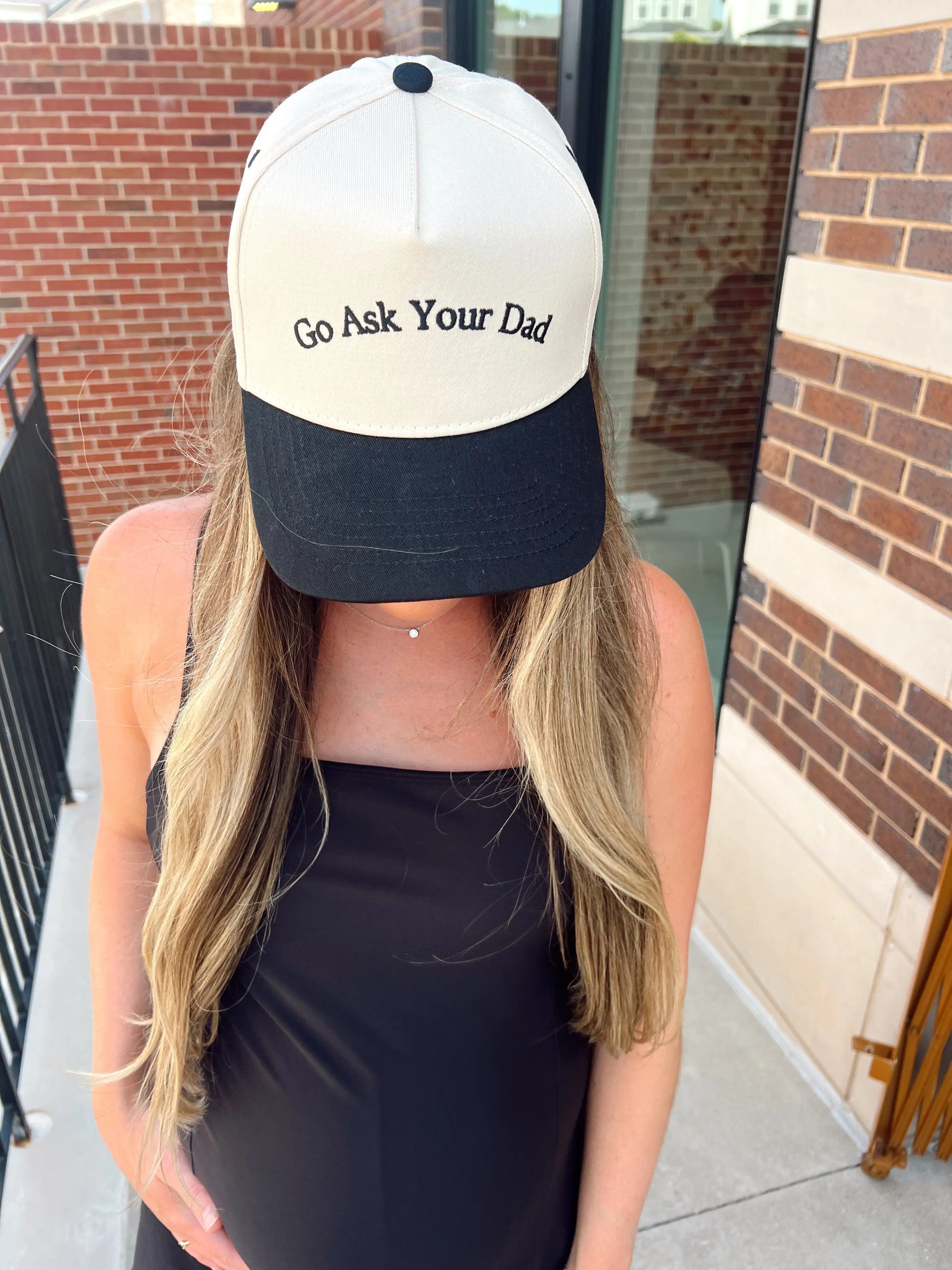 Go Ask Your Dad. Vintage Trucker Hat KenzKustomz