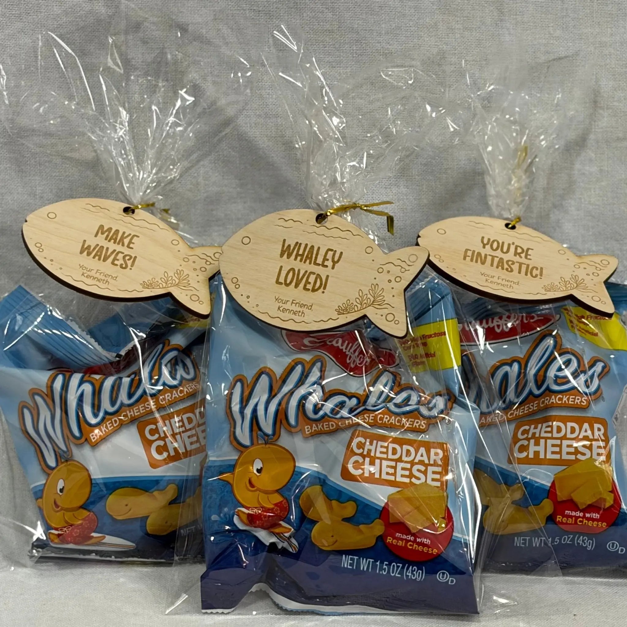 Goldfish Valentine Gift Tags by Poor Hog Customs, gift tags & labels main product photo