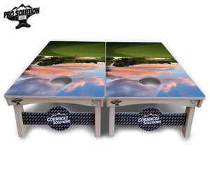 Golf Course Sunset Cornhole Boards - Pro Solution Elite Series Cornhole Solutions