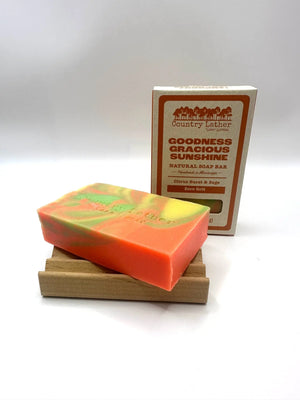 Goodness Gracious Sunshine! Soap Bar Set of 30 WHOLESALE by Country Lather Soap Works, natural skincare main product photo