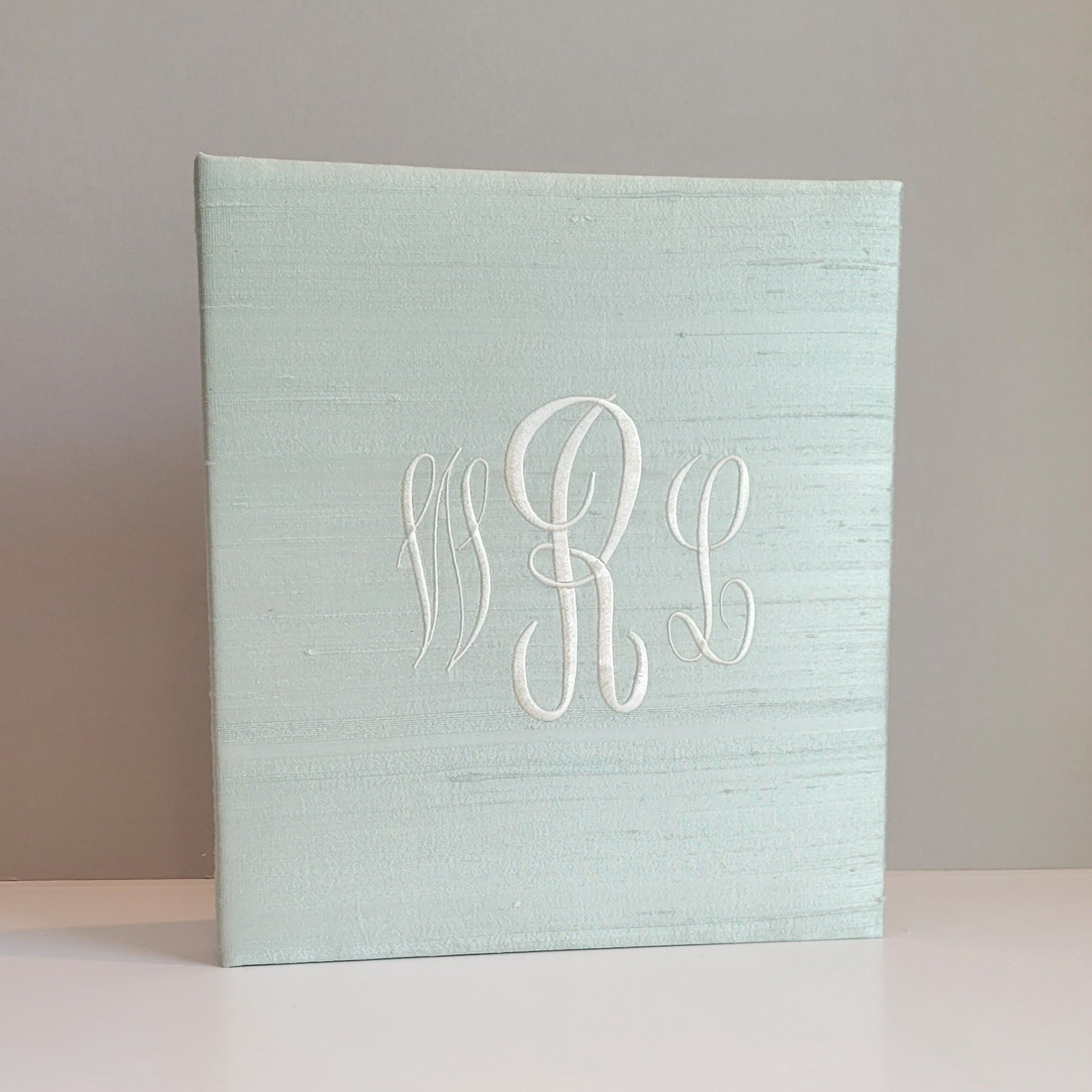 Baby Memory Book - Green Silk (NO Bow) by AP Creations in Tuscaloosa, paper gift detail photo 2