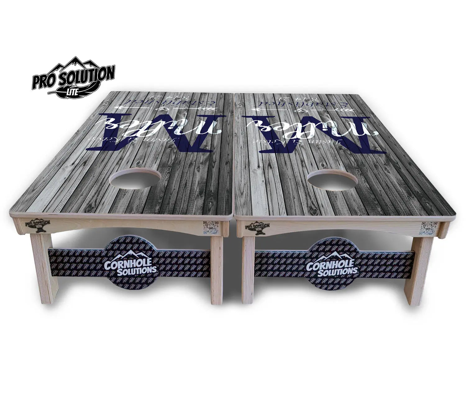 Grey Slat Wood Design - Pro Solution Lite Series Cornhole Solutions
