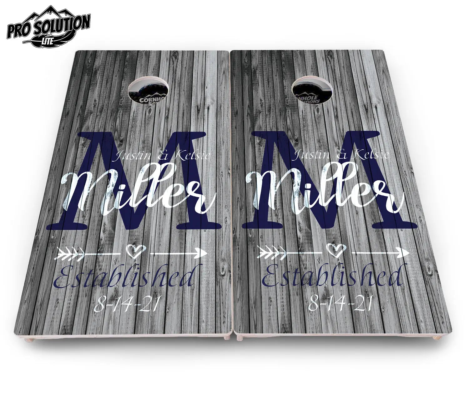 Grey Slat Wood Design - Pro Solution Lite Series Cornhole Solutions