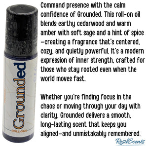 Grounded™ Roll-On Oil – Earthy. Steady. Centering. | ResilScents™ by ResilScents, Southern food gift detail photo 3