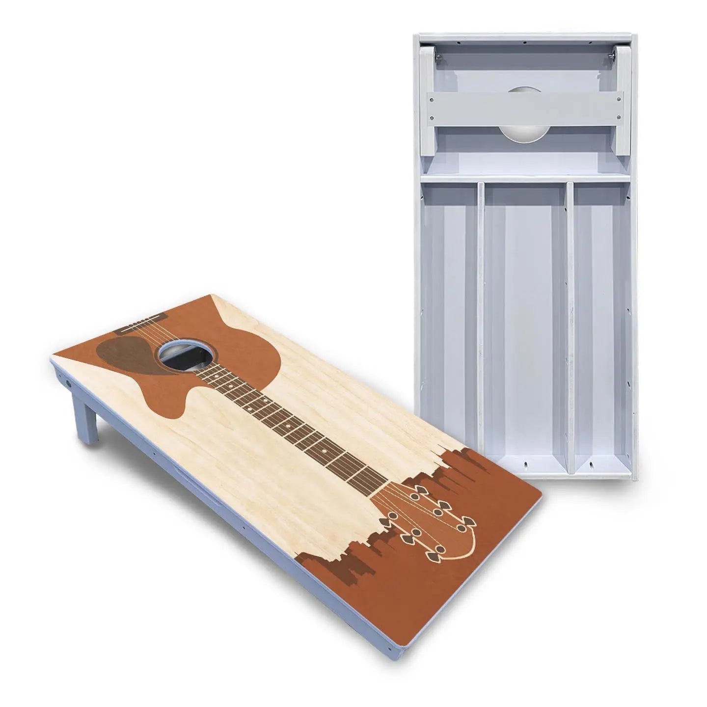 Guitar Cornhole Boards - All Weather Series by Cornhole Solutions, custom cornhole board main product photo