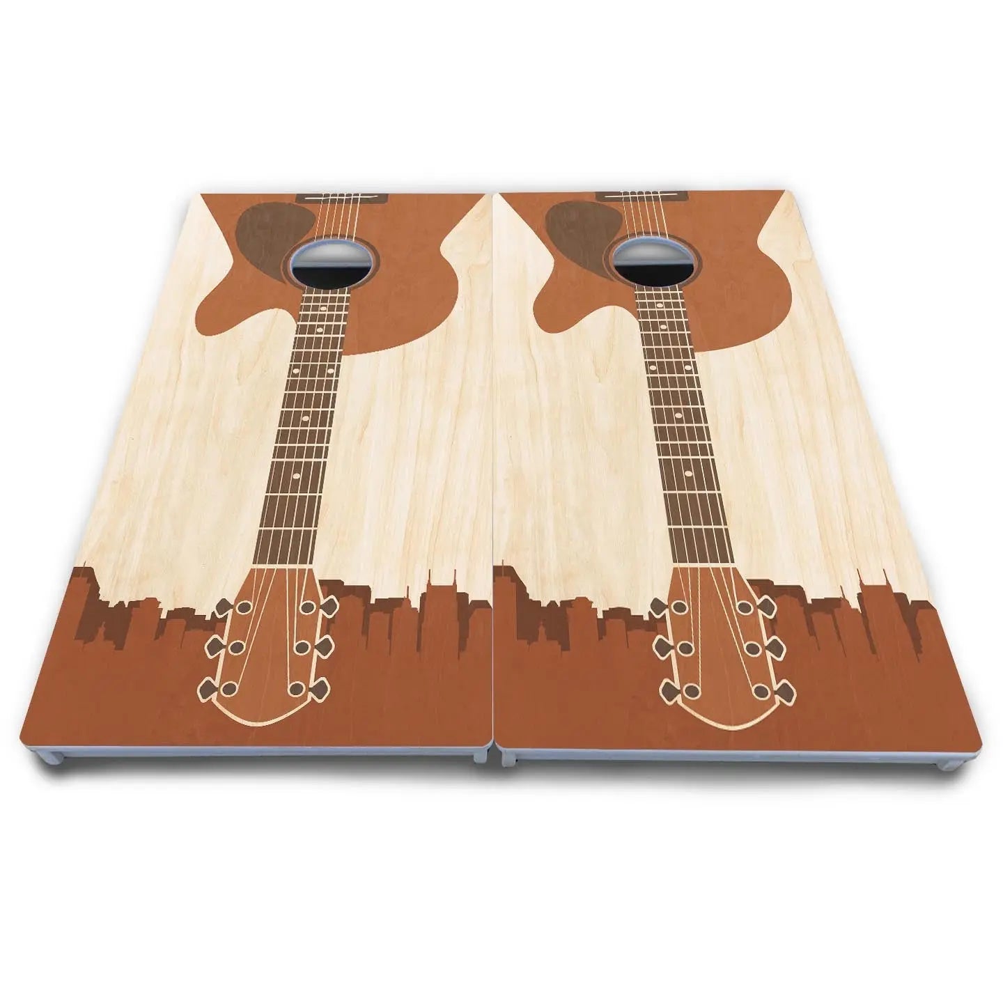Guitar Cornhole Boards - All Weather Series by Cornhole Solutions, custom cornhole board detail photo 3