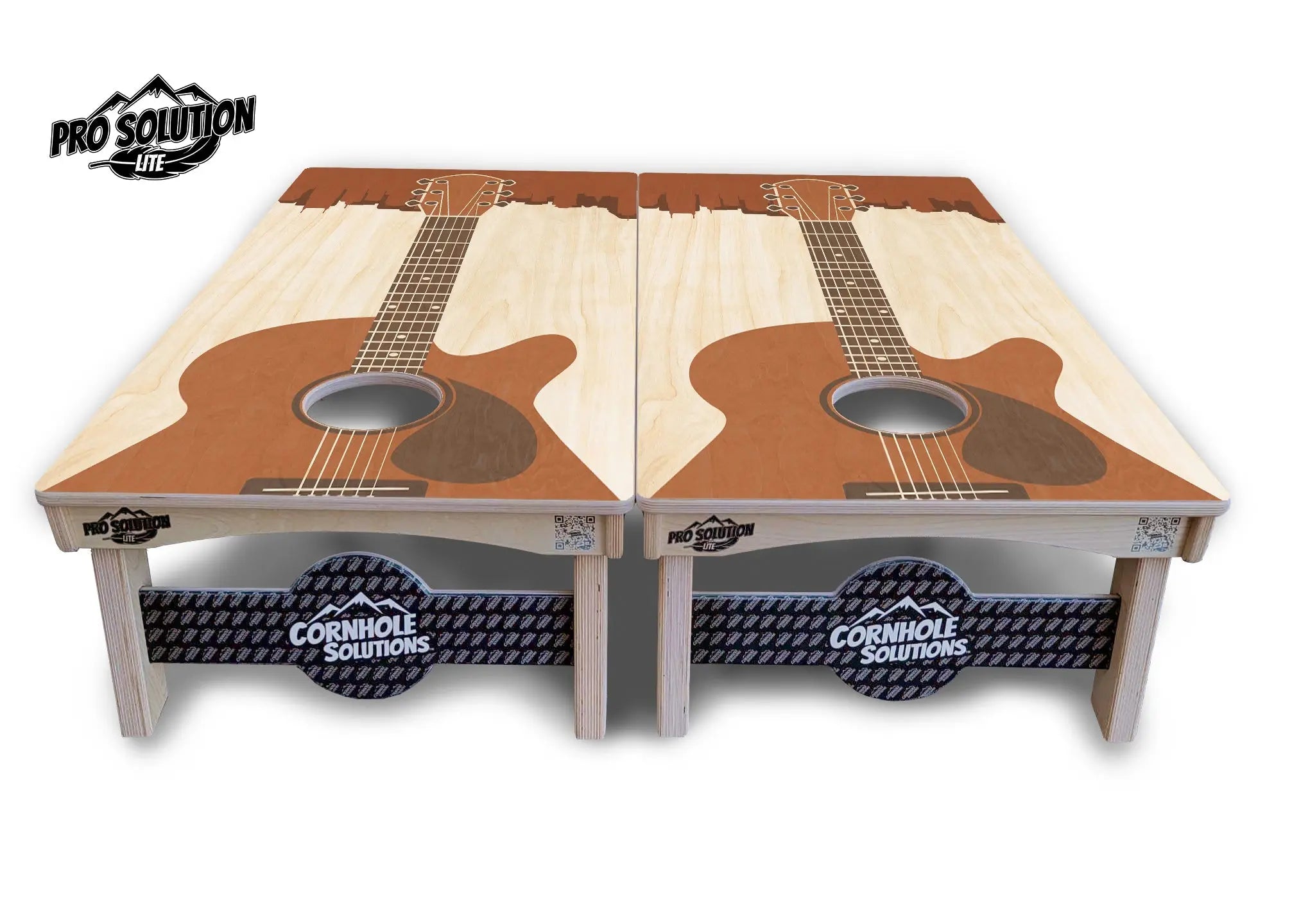 Guitar Cornhole Boards - Pro Solution Lite Series by Cornhole Solutions, custom cornhole board detail photo 2