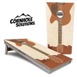 Guitar Design Cornhole Boards - Professional Tournament Series by Cornhole Solutions, Southern home decor main product photo