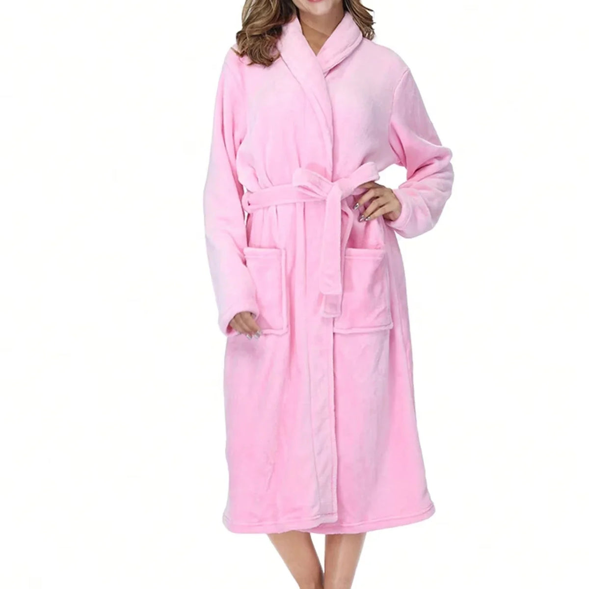 Women's Plush Fleece Robe by The Mississippi Mermaid Mercantile