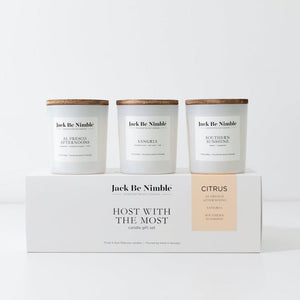 Host With The Most Soy Candle Gift Set (Citrus) by Jack Be Nimble Candles image 1