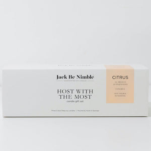 Host With The Most Soy Candle Gift Set (Citrus) by Jack Be Nimble Candles image 3
