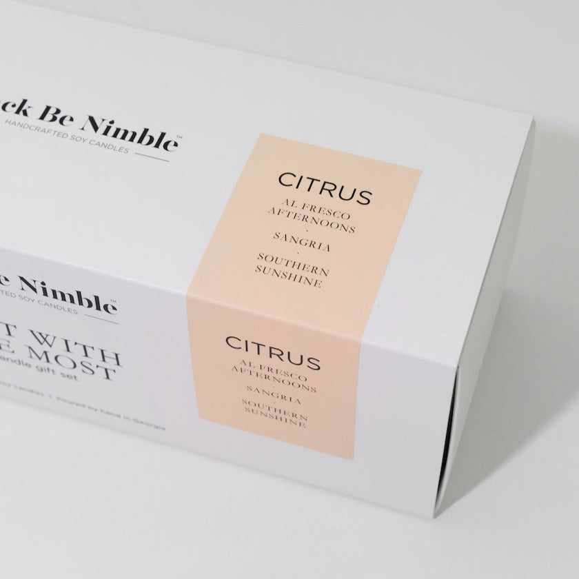 Host With The Most Soy Candle Gift Set (Citrus) by Jack Be Nimble Candles image 4