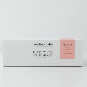 Host With The Most Soy Candle Gift Set (Floral) by Jack Be Nimble Candles image 3