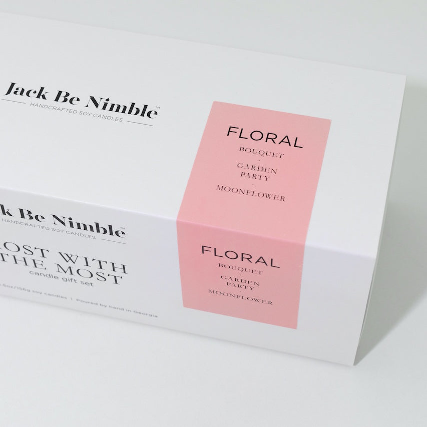 Host With The Most Soy Candle Gift Set (Floral) by Jack Be Nimble Candles image 4