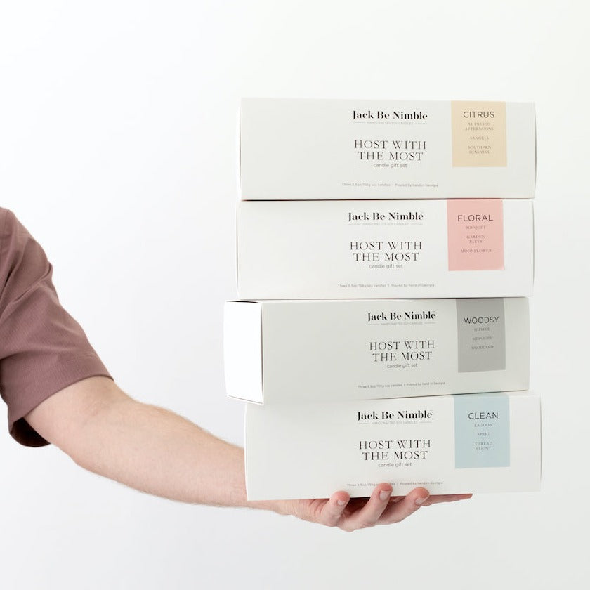 Host With The Most Soy Candle Gift Set (Floral) by Jack Be Nimble Candles image 6