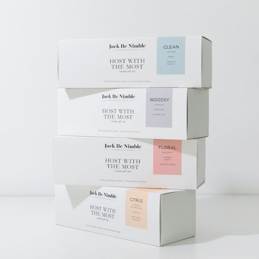 Host With The Most Soy Candle Gift Set (Woodsy) by Jack Be Nimble Candles image 7
