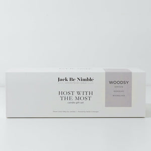Host With The Most Soy Candle Gift Set (Woodsy) by Jack Be Nimble Candles image 3