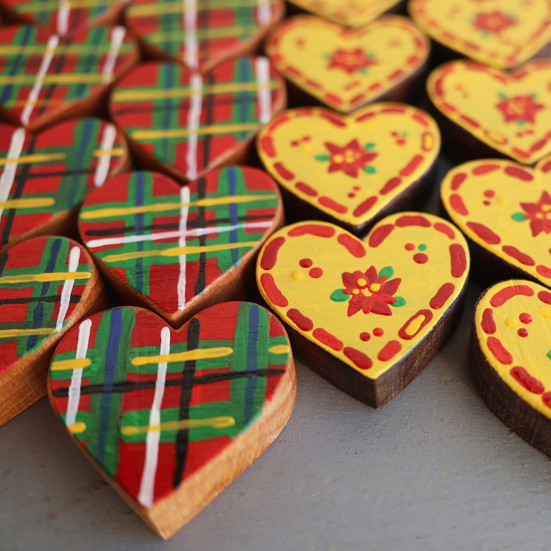 Hand-Painted Hearts :: Christmas Edition ✨ by Dennehey Design Co., Southern home decor detail photo 2