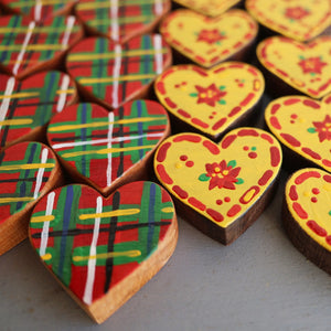 Hand-Painted Hearts :: Christmas Edition ✨ by Dennehey Design Co., Southern home decor detail photo 2