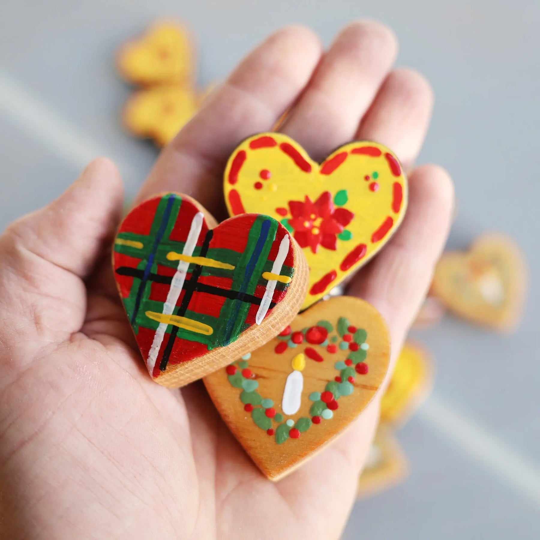 Hand-Painted Hearts :: Christmas Edition ✨ by Dennehey Design Co., Southern home decor detail photo 5
