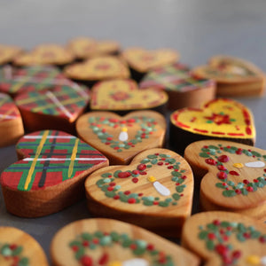 Hand-Painted Hearts :: Christmas Edition ✨ by Dennehey Design Co., Southern home decor detail photo 11