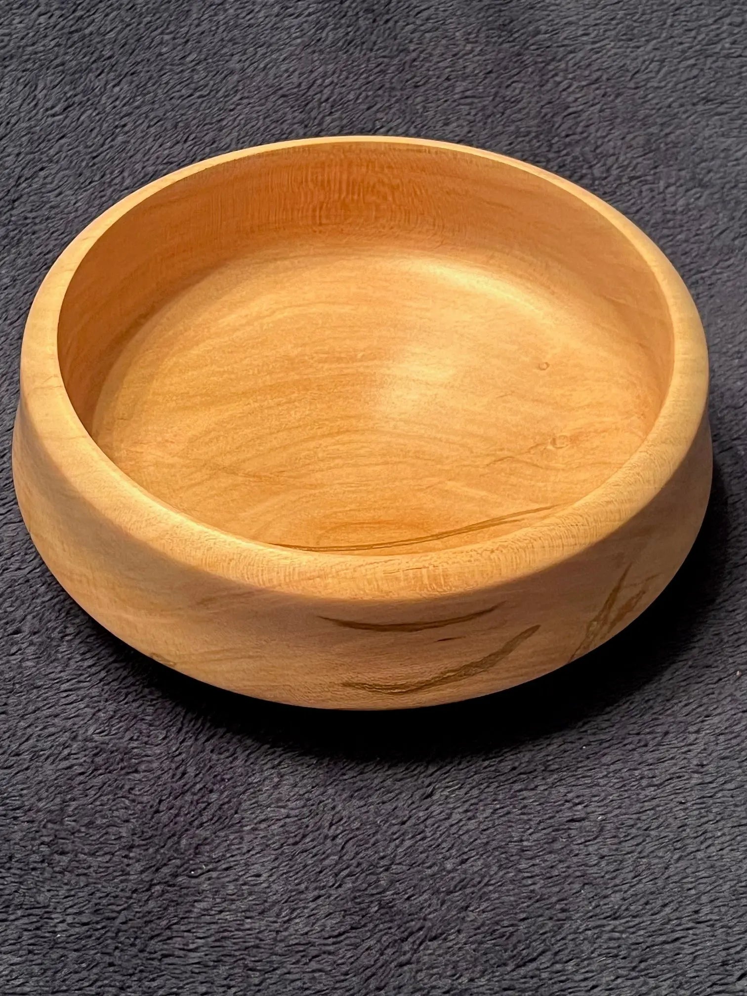 Hand Turned Cherry Wood Bowl – Sculptural Wooden Vessel with Hand-Rubbed Wax Finish Paw Paw’s Woodshop of Mississippi