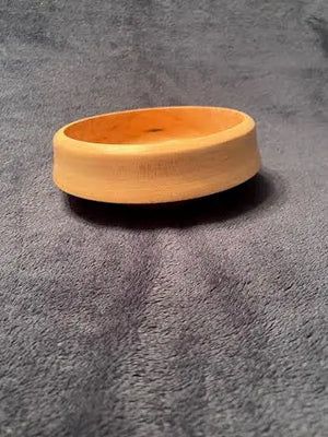 Hand Turned Cherry Wood Bowl – Sculptural Wooden Vessel with Hand-Rubbed Wax Finish Paw Paw’s Woodshop of Mississippi