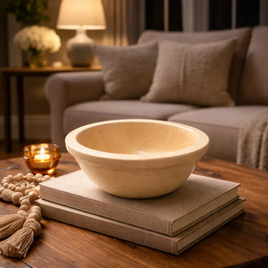 Hand Turned River Birch Wood Bowl – Sculptural Wooden Vessel Paw Paw’s Woodshop of Mississippi