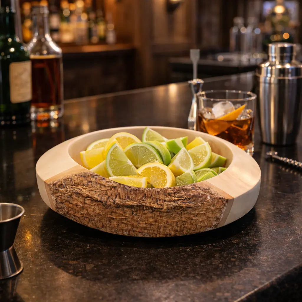Hand Turned River Birch Wood Bowl with Natural Bark – Rustic Sculptural Vessel Paw Paw’s Woodshop of Mississippi