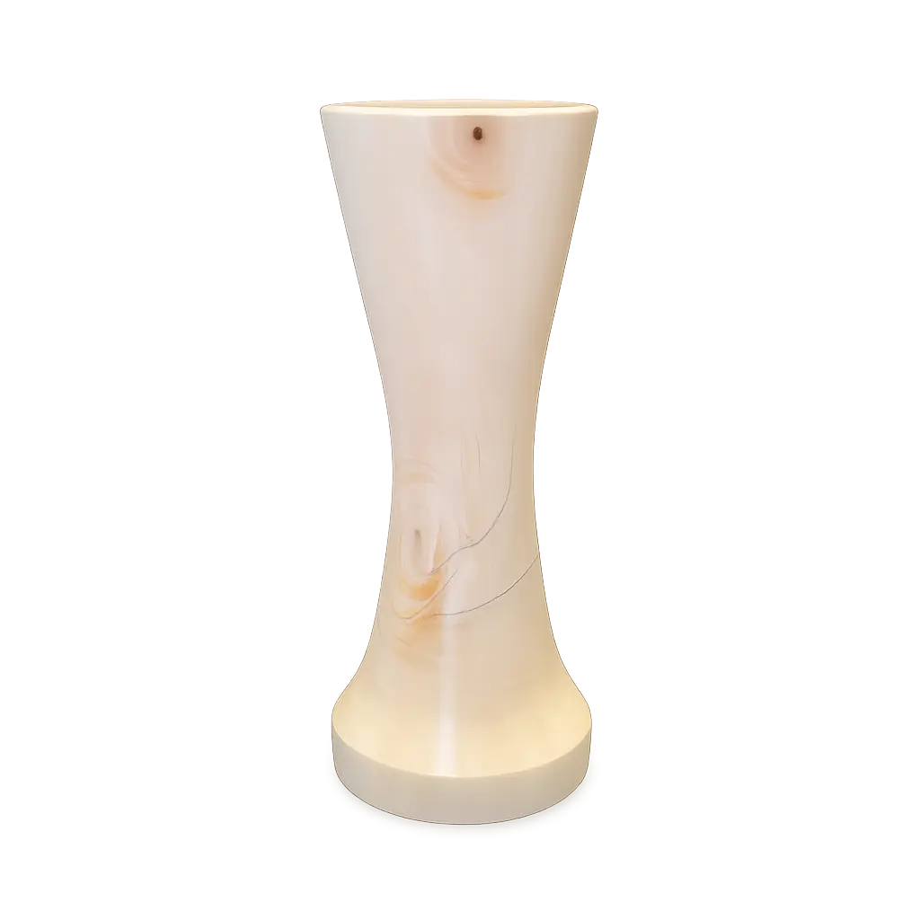 Hand Turned River Birch Wood Vase – Tall Sculptural Wooden Vessel, Handmade in Mississippi Paw Paw’s Woodshop of Mississippi