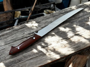 Handcrafted Rosewood Fillet Knife - Precision at 14.4 Damascus Knife Store