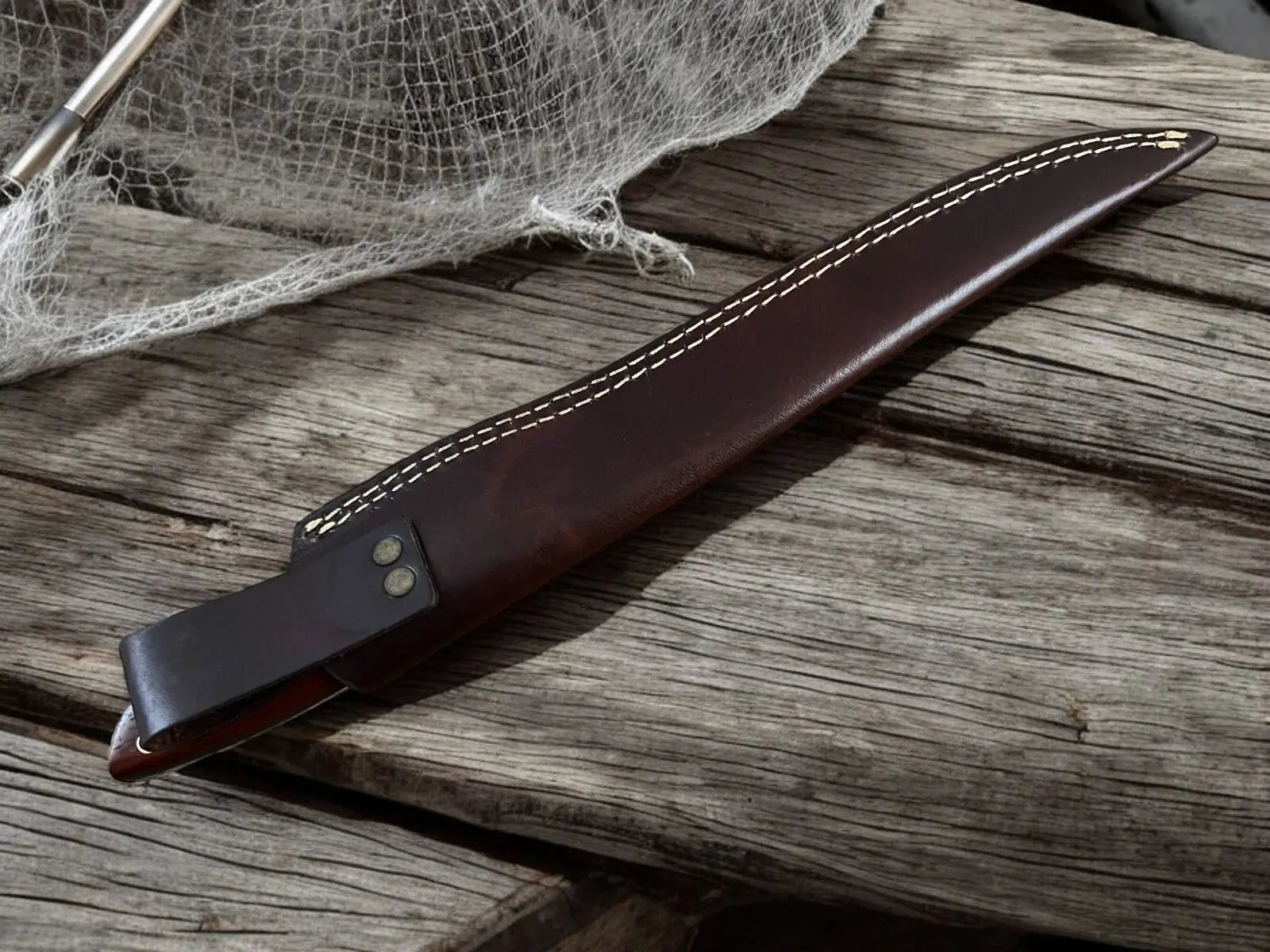 Handcrafted Rosewood Fillet Knife - Precision at 14.4 Damascus Knife Store